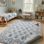 Indian Hand Tufted Wool Rug | Artisan Handmade Carpet view 12