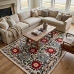 Custom Hand Tufted Wool Rug | Bespoke Handmade Carpet view 5