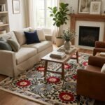 Custom Hand Tufted Wool Rug | Bespoke Handmade Carpet view 4
