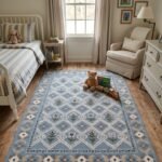 Indian Hand Tufted Wool Rug | Artisan Handmade Carpet view 8