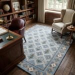 Indian Hand Tufted Wool Rug | Artisan Handmade Carpet view 7