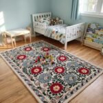 Custom Hand Tufted Wool Rug | Bespoke Handmade Carpet view 3