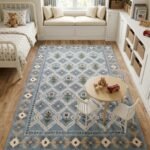 Indian Hand Tufted Wool Rug | Artisan Handmade Carpet view 6