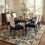 Hand Tufted Wool Area Rug | Custom Handmade Carpet view 2