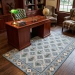 Indian Hand Tufted Wool Rug | Artisan Handmade Carpet view 5
