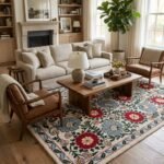 Custom Hand Tufted Wool Rug | Bespoke Handmade Carpet view 1