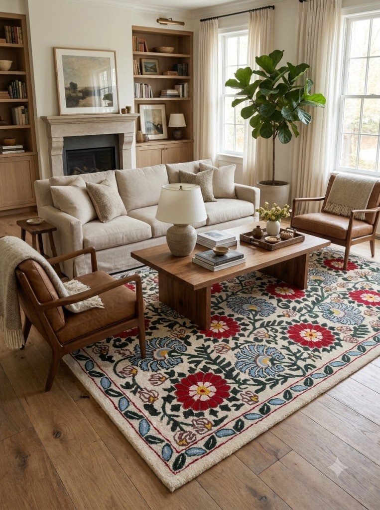 Custom Hand Tufted Wool Rug | Bespoke Handmade Carpet