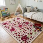 Designer Hand Tufted Wool Rug | Modern Geometric Pattern view 19