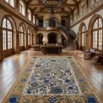 Premium Wool Hand Tufted Rug | Contemporary Floor Design view 5