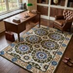 Hand Tufted Wool Area Rug | Custom Handmade Carpet view 6