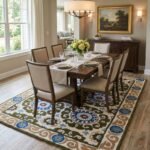 Hand Tufted Wool Area Rug | Custom Handmade Carpet view 5