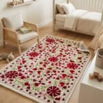 Designer Hand Tufted Wool Rug | Modern Geometric Pattern view 15