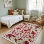 Designer Hand Tufted Wool Rug | Modern Geometric Pattern view 13