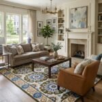 Hand Tufted Wool Area Rug | Custom Handmade Carpet view 4