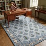 Indian Hand Tufted Wool Rug | Artisan Handmade Carpet view 2