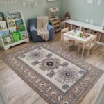 Handmade Hand Tufted Wool Rug | Modern Interior Design view 7