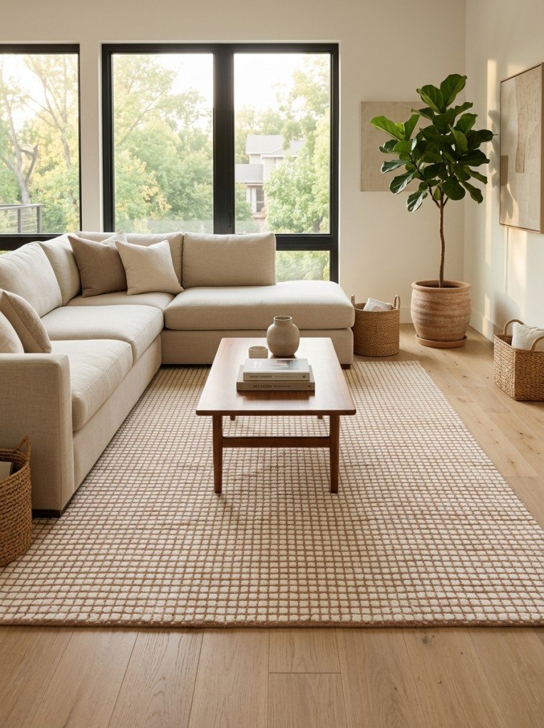 Handmade Wool Moroccan Rug | Traditional Berber Design