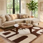 Premium Wool Moroccan Area Rug | Artisan Handmade Design view 8