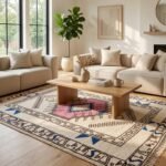 Traditional Wool Moroccan Rug | Handmade Berber Carpe view 13