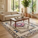 Traditional Wool Moroccan Rug | Handmade Berber Carpe view 11