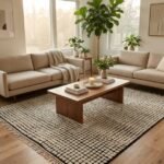 Luxury Wool Moroccan Rug | Handmade Berber Style Carpet view 12