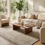Luxury Wool Moroccan Rug | Handmade Berber Style Carpet view 9