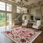 Designer Hand Tufted Wool Rug | Modern Geometric Pattern view 24