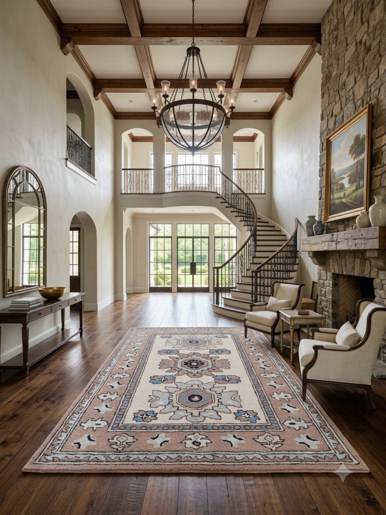 Handmade Hand Tufted Wool Rug | Modern Interior Design