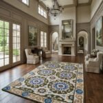 Hand Tufted Wool Area Rug | Custom Handmade Carpet view 16