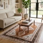 Moroccan Wool Rug | Handcrafted Geometric Floor Carpet view 14