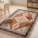 Moroccan Wool Rug | Handcrafted Geometric Floor Carpet view 13