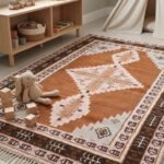 Moroccan Wool Rug | Handcrafted Geometric Floor Carpet view 1