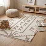 Designer Wool Moroccan Rug | Handmade Tribal Pattern view 18