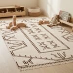 Designer Wool Moroccan Rug | Handmade Tribal Pattern view 17