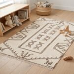 Designer Wool Moroccan Rug | Handmade Tribal Pattern view 16