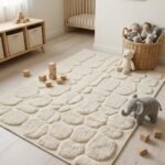 Natural Wool Moroccan Rug | Authentic Handmade Carpet view 4