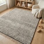 Luxury Wool Moroccan Rug | Handmade Berber Style Carpet view 14