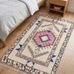 Traditional Wool Moroccan Rug | Handmade Berber Carpe view 8