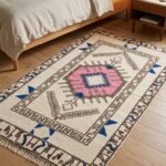 Traditional Wool Moroccan Rug | Handmade Berber Carpe view 7