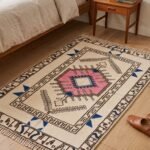 Traditional Wool Moroccan Rug | Handmade Berber Carpe view 6