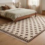 Modern Wool Moroccan Rug | Handwoven Geometric Design view 11