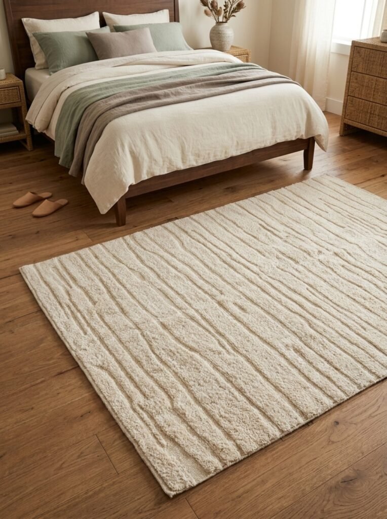 Boho Wool Moroccan Rug | Handcrafted Geometric Area Rug