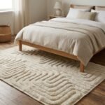 Handmade Moroccan Wool Carpet | Timeless Berber-Inspired Design view 9