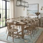 Oushak Floral Wool Carpet | Hand Knotted Handmade Rug view 10