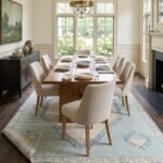 Oushak Floral Wool Carpet | Hand Knotted Handmade Rug view 9