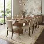 High Quality Wool Oushak Carpet | Hand Knotted Luxury Rug view 13