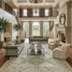 Handcrafted Wool Oushak Rug | Traditional Knotted Carpet view 4