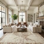 High Quality Wool Oushak Carpet | Hand Knotted Luxury Rug view 19