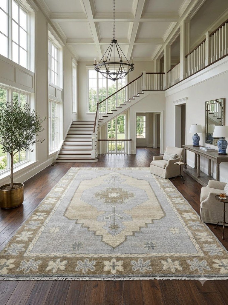 Timeless Oushak Carpets | Hand Knotted by Skilled Artisans