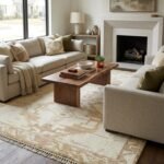 High Quality Wool Oushak Carpet | Hand Knotted Luxury Rug view 20